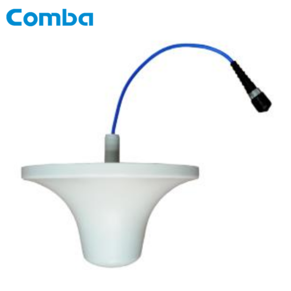 Comba SISO, V Pol, 360°, 2.0/3.0/3.5dBi, 4.3-10f, alu groundplane Omni indoor