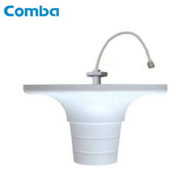Comba SISO, V Pol, 360°, 2.0/3.0/6.5dBi, 4.3-10f, alu groundplane Omni indoor
